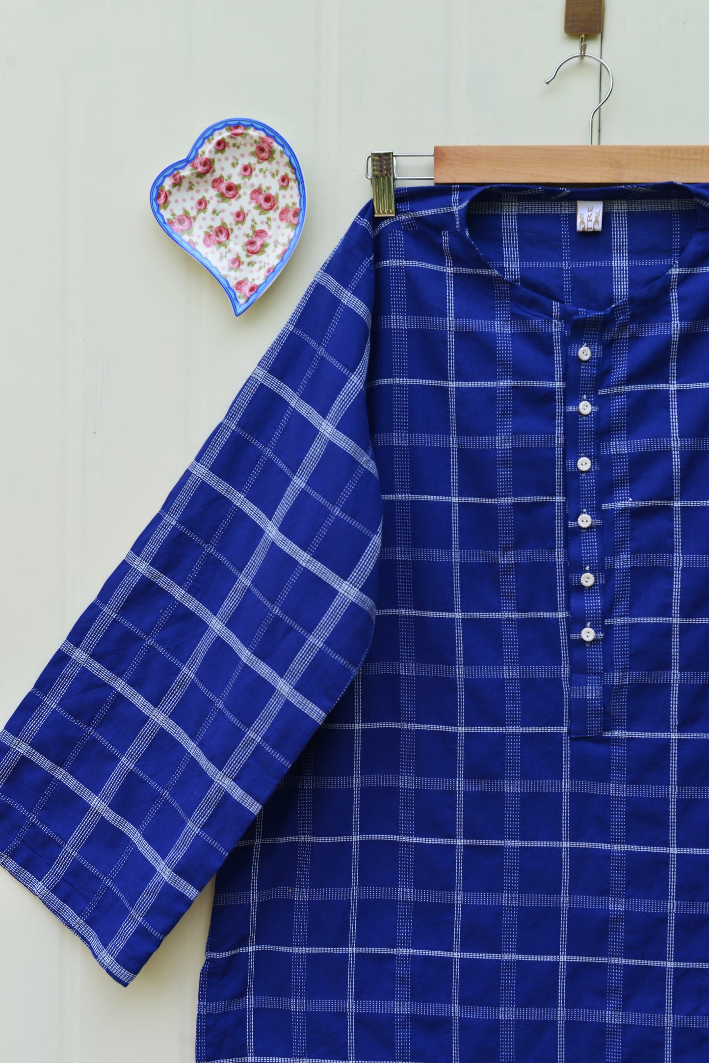 Striped Blue