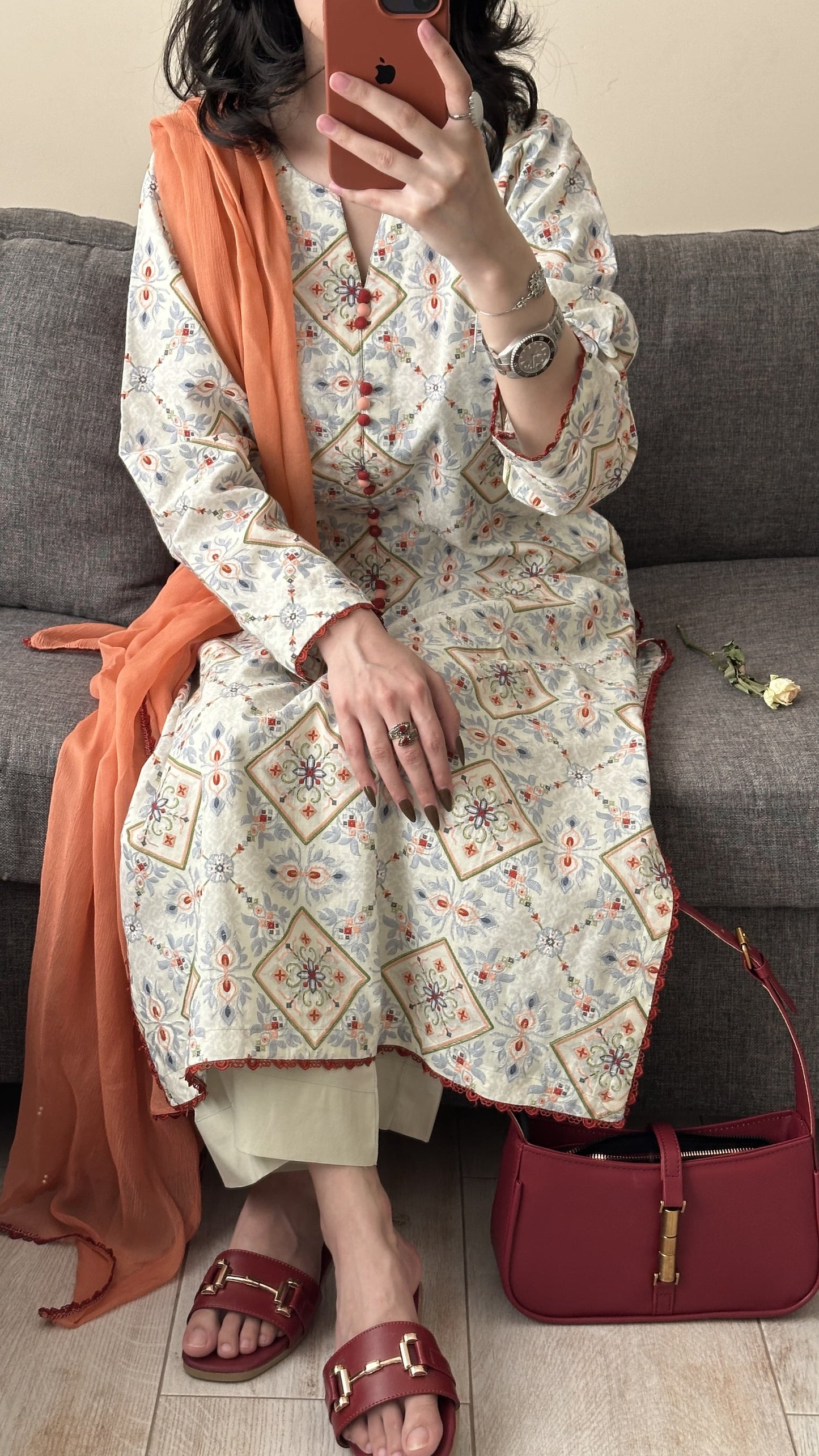 ZARA 3PC CHICKENKARI SET