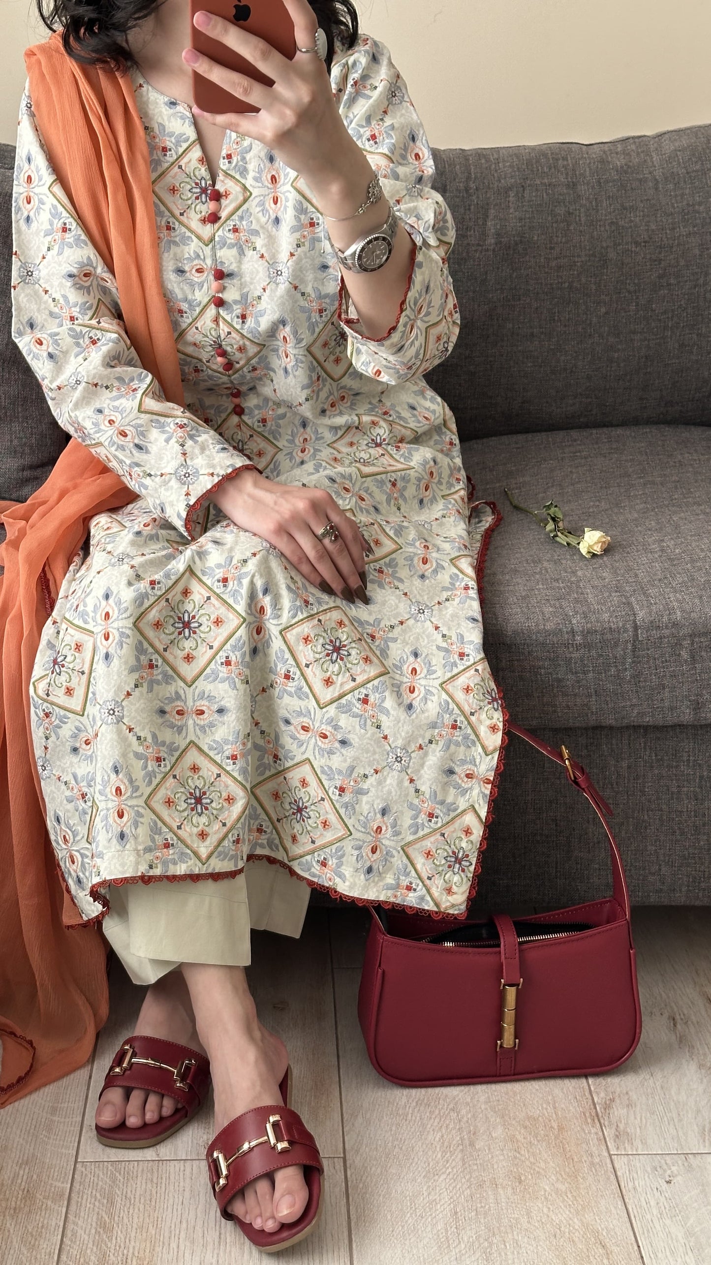 ZARA 3PC CHICKENKARI SET