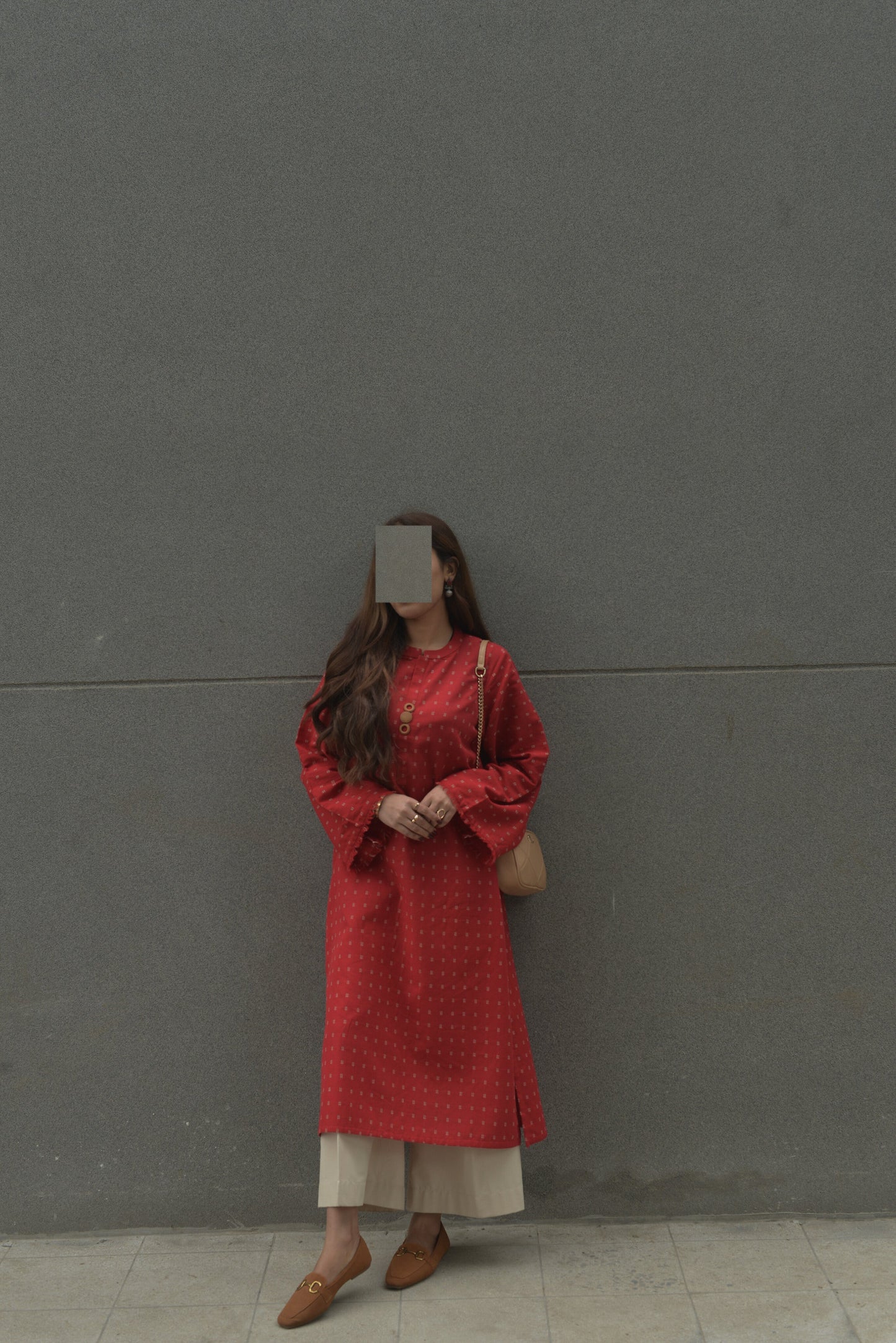 SCARLET KURTA