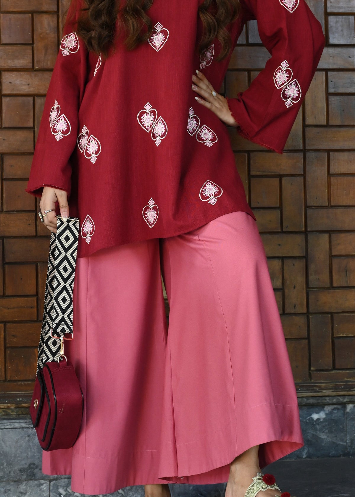 FLARED WINTER PANTS