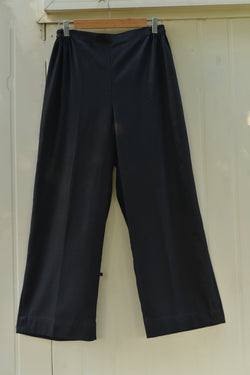 SOLID BLACK KHADDAR CULOTTES