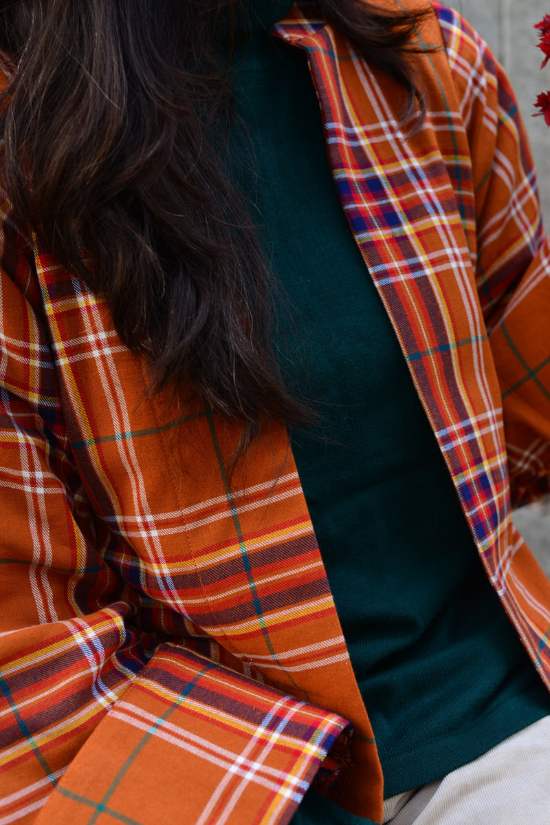 BURNT ORANGE JACKET