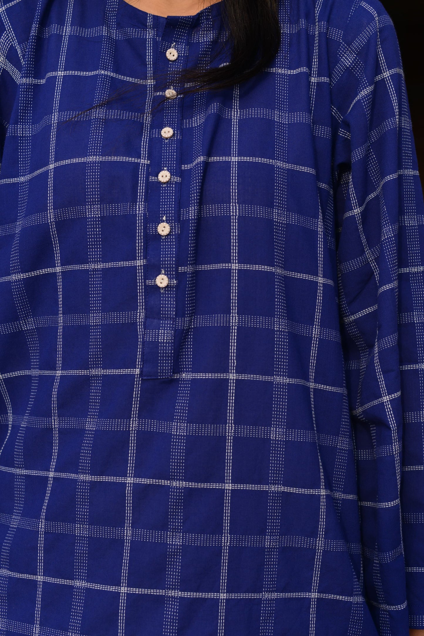 Striped Blue
