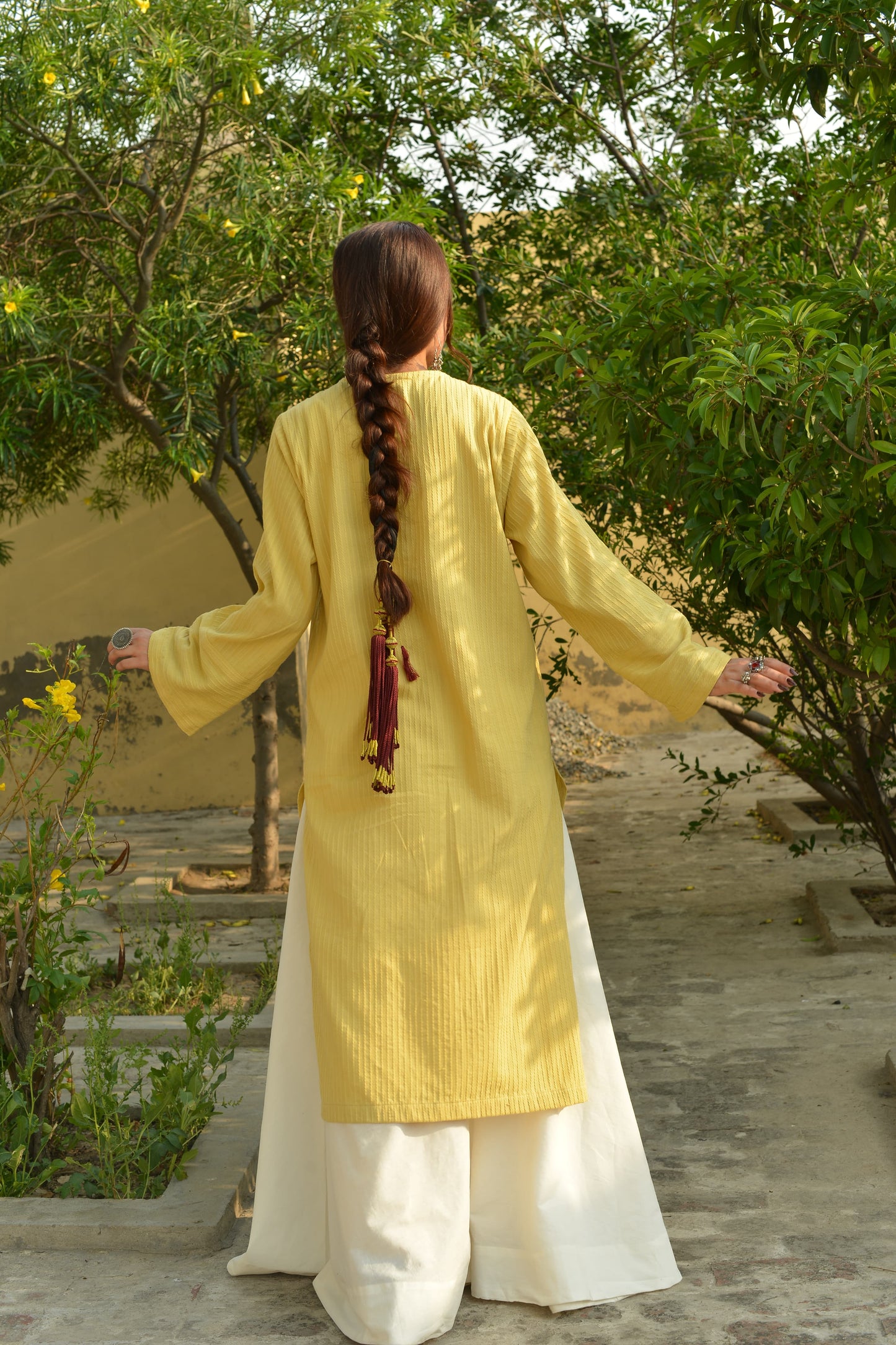 FLARED GARARA PANTS