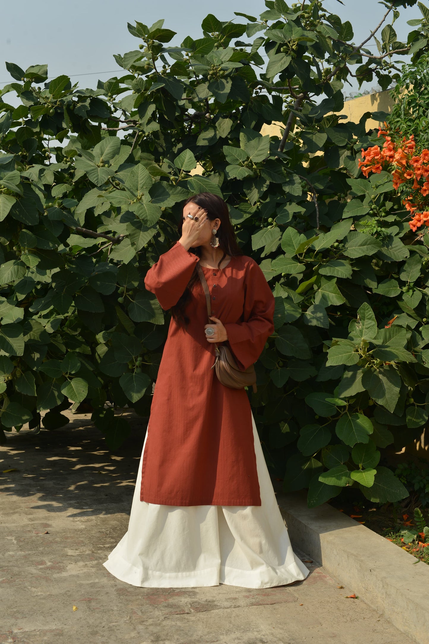 RUST KURTA
