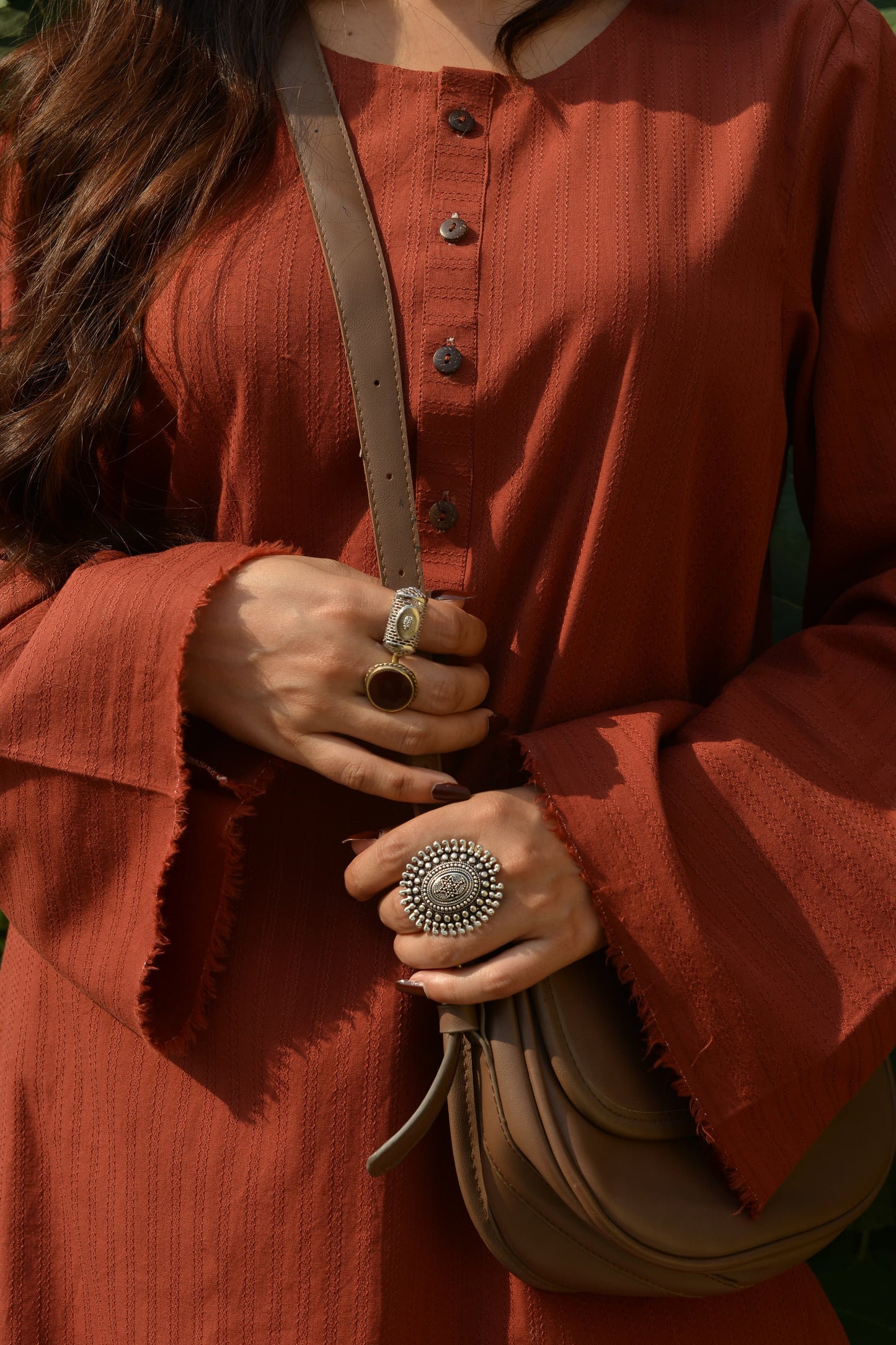 RUST KURTA