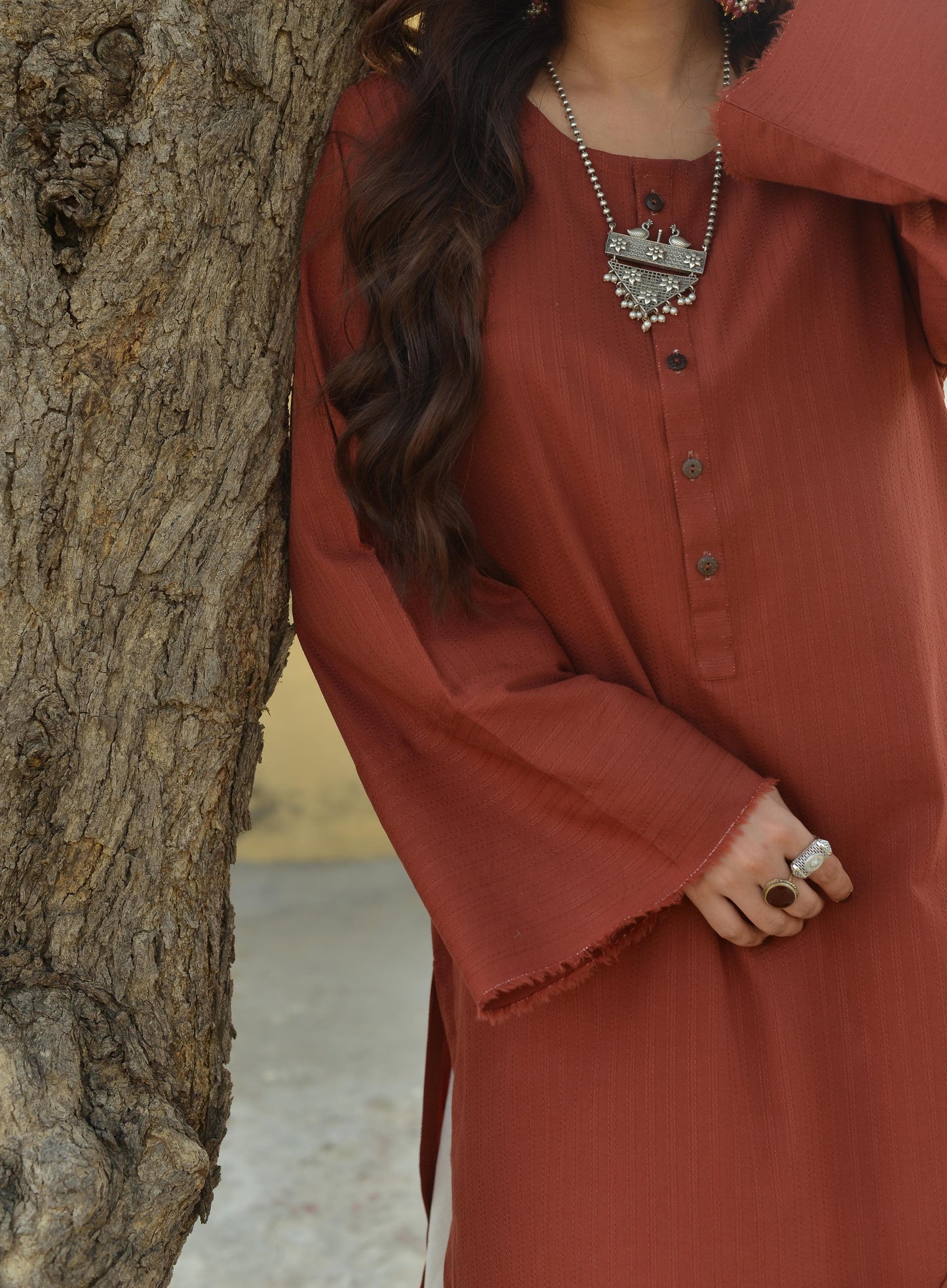 RUST KURTA