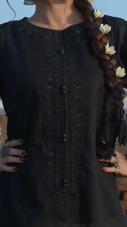SIYAH- 1PC KURTA