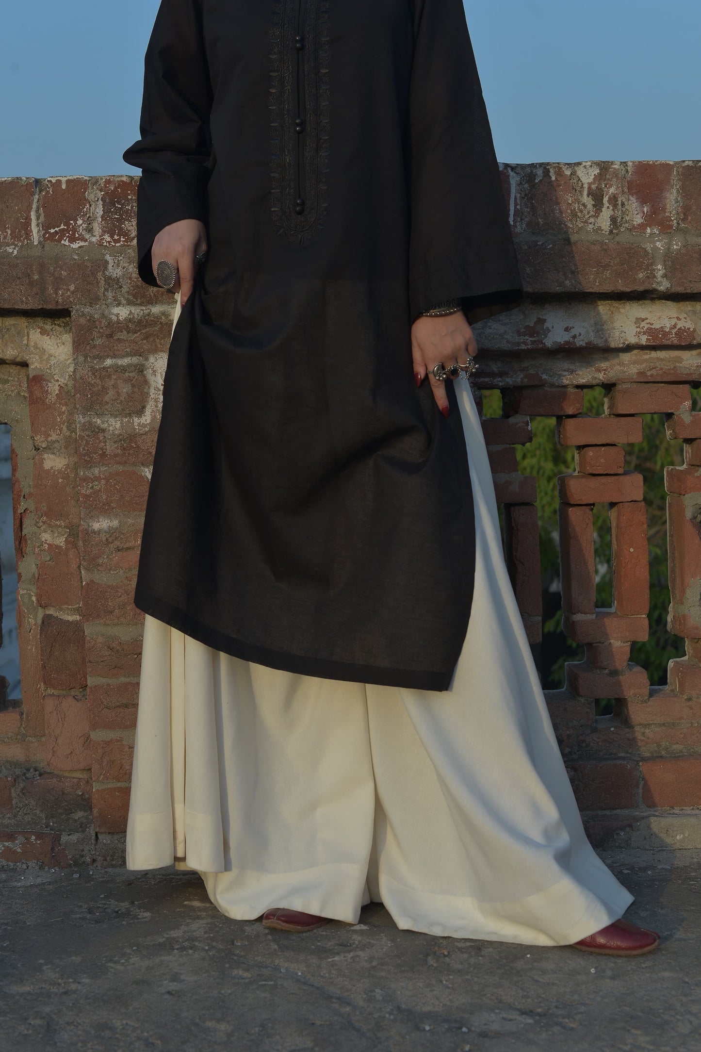 SIYAH- 1PC KURTA