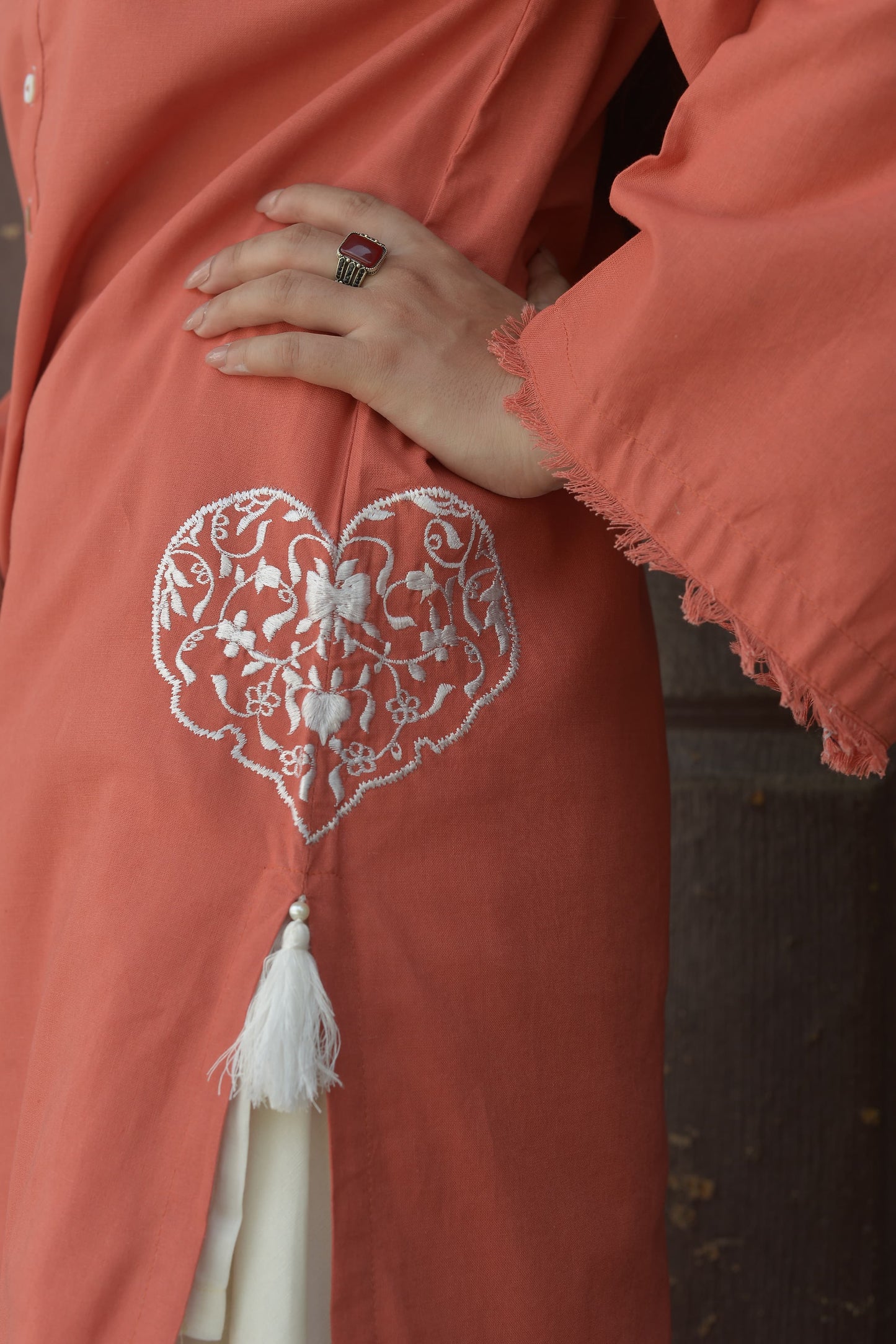 CORAL-1PC KURTA
