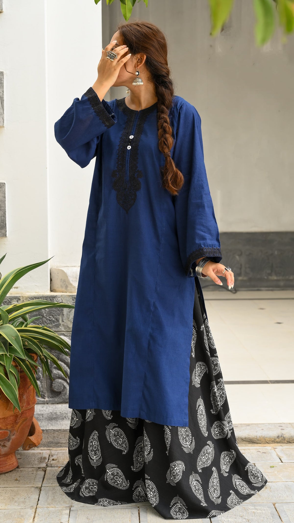 NEELAM-2PC EMBROIDERED SET