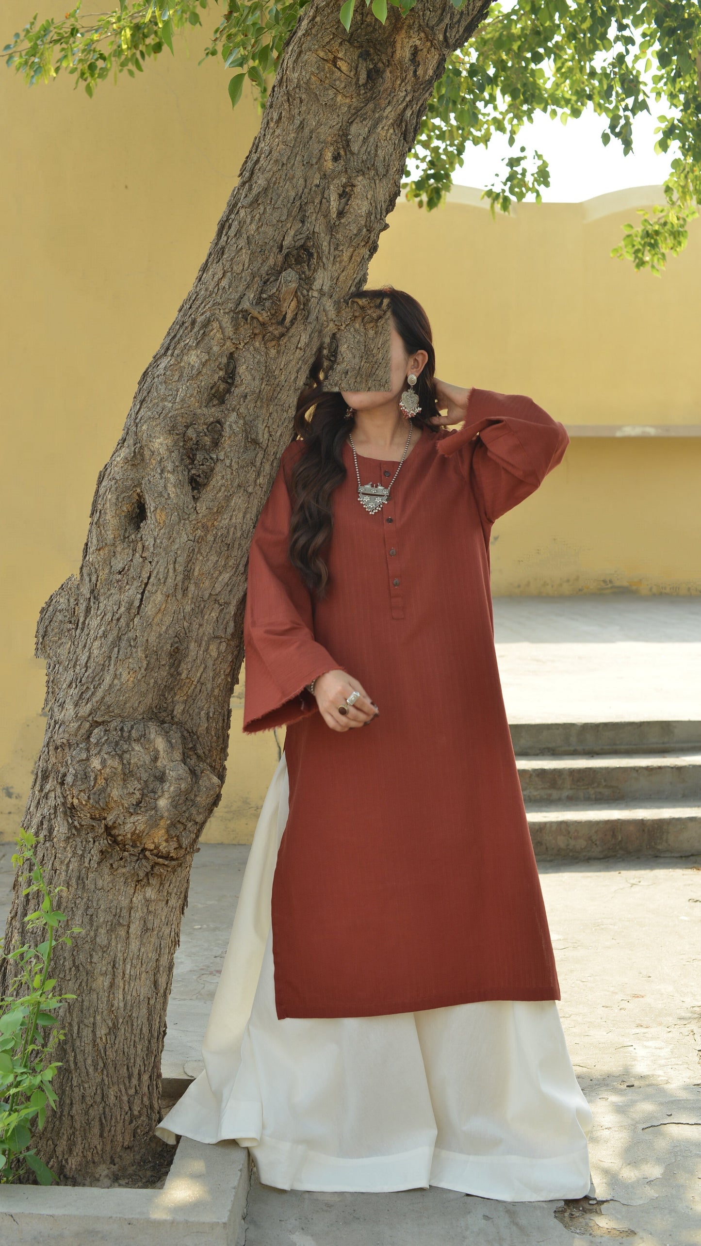 RUST KURTA