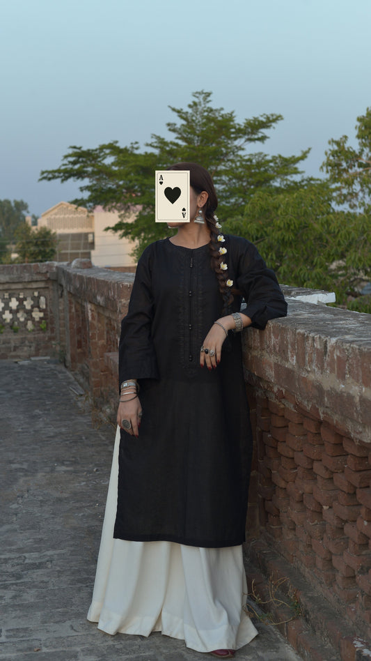 SIYAH- 1PC KURTA
