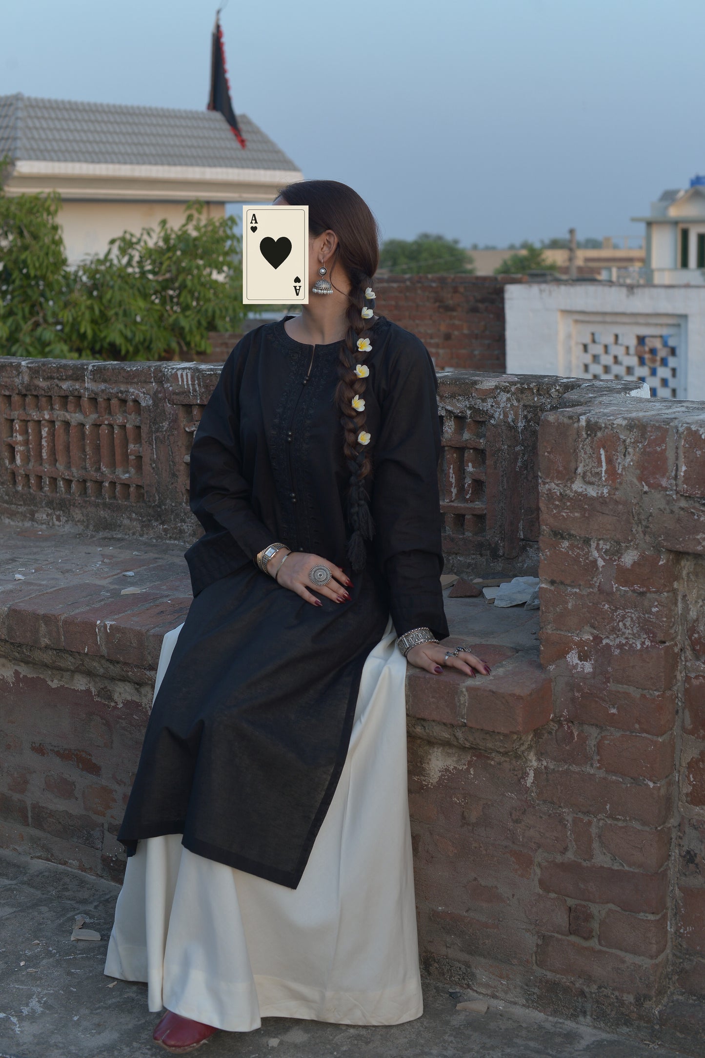 SIYAH- 1PC KURTA