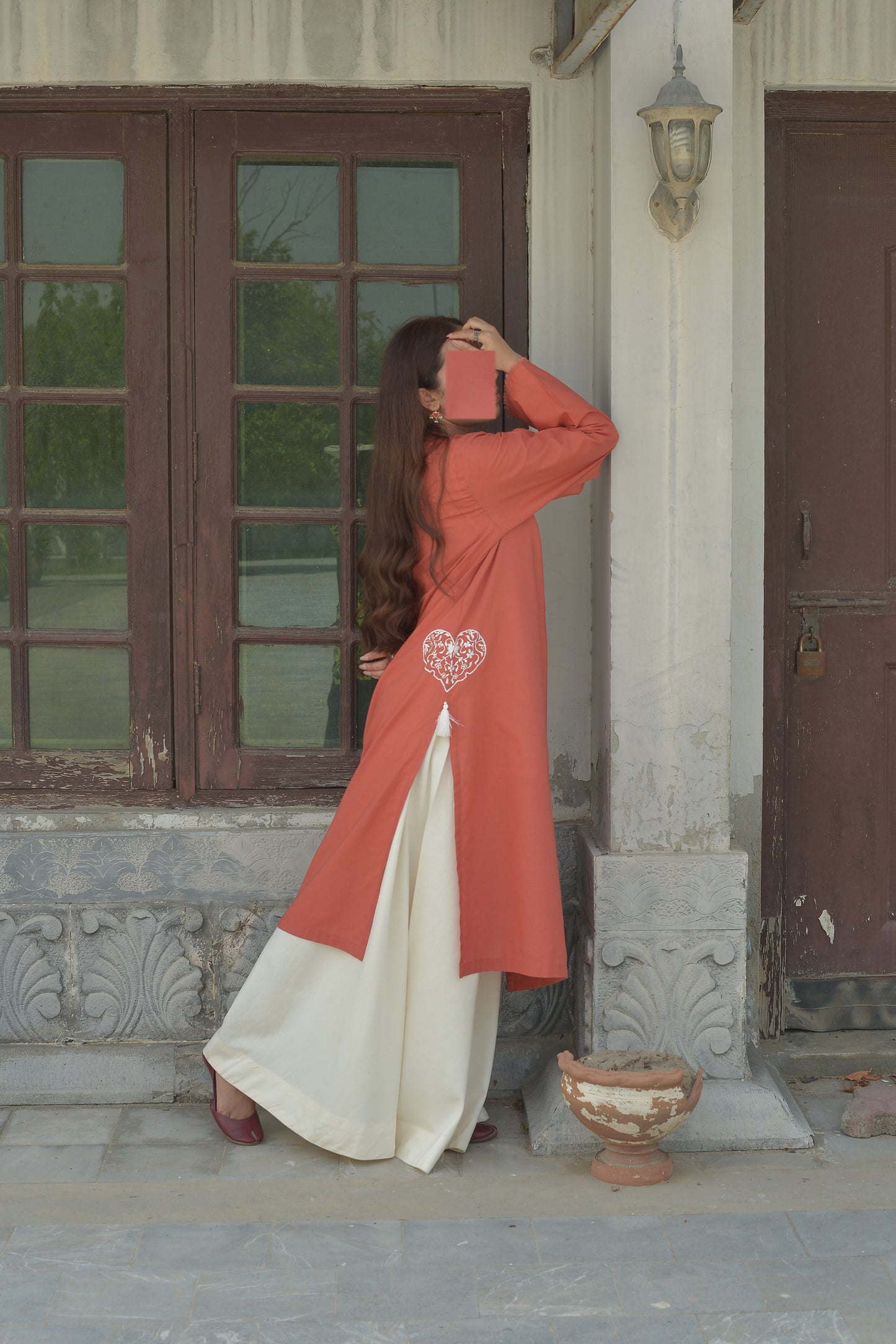 CORAL-1PC KURTA