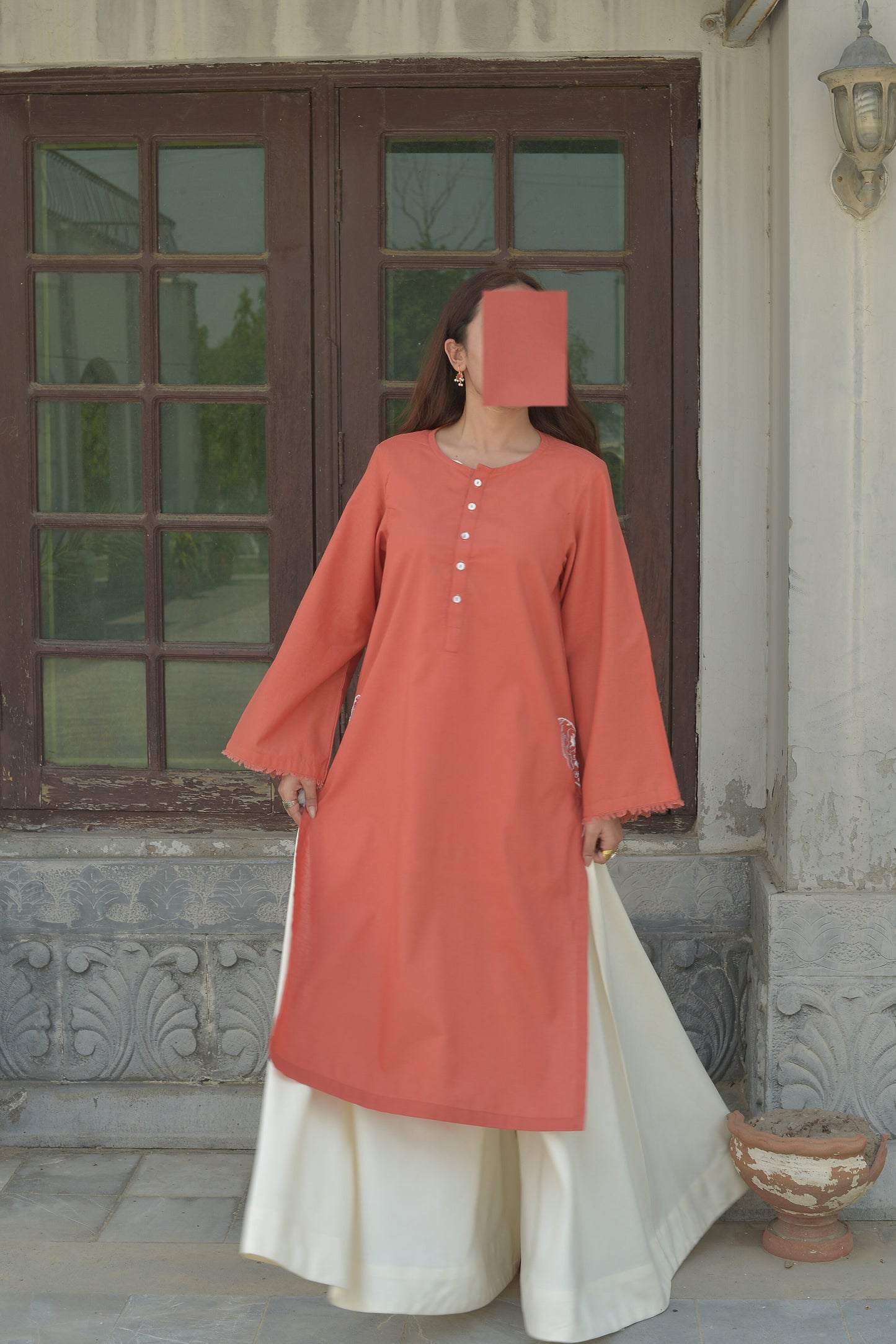 CORAL-1PC KURTA