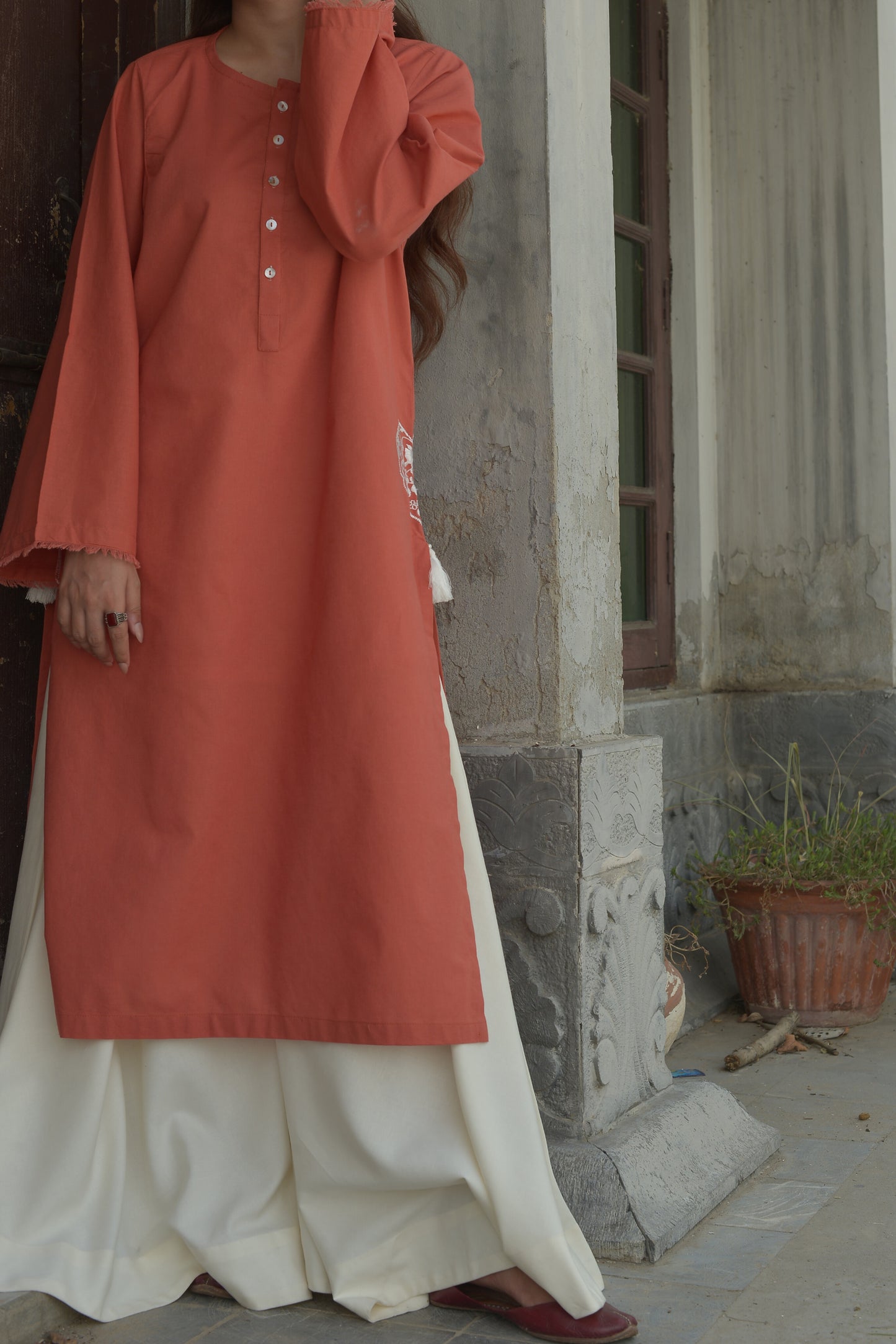 CORAL-1PC KURTA