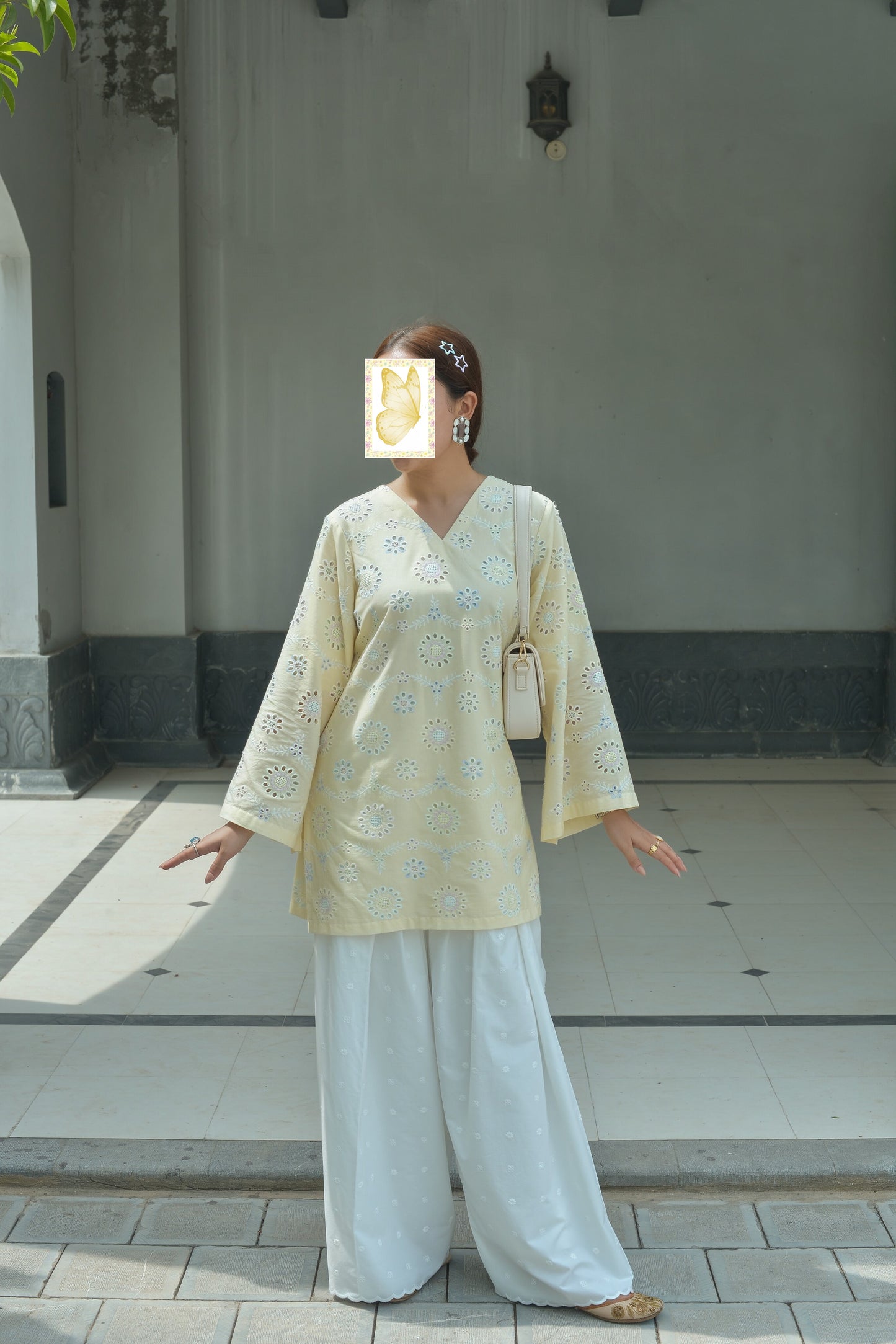 BUTTER YELLOW - 2PC CHICKENKARI SET