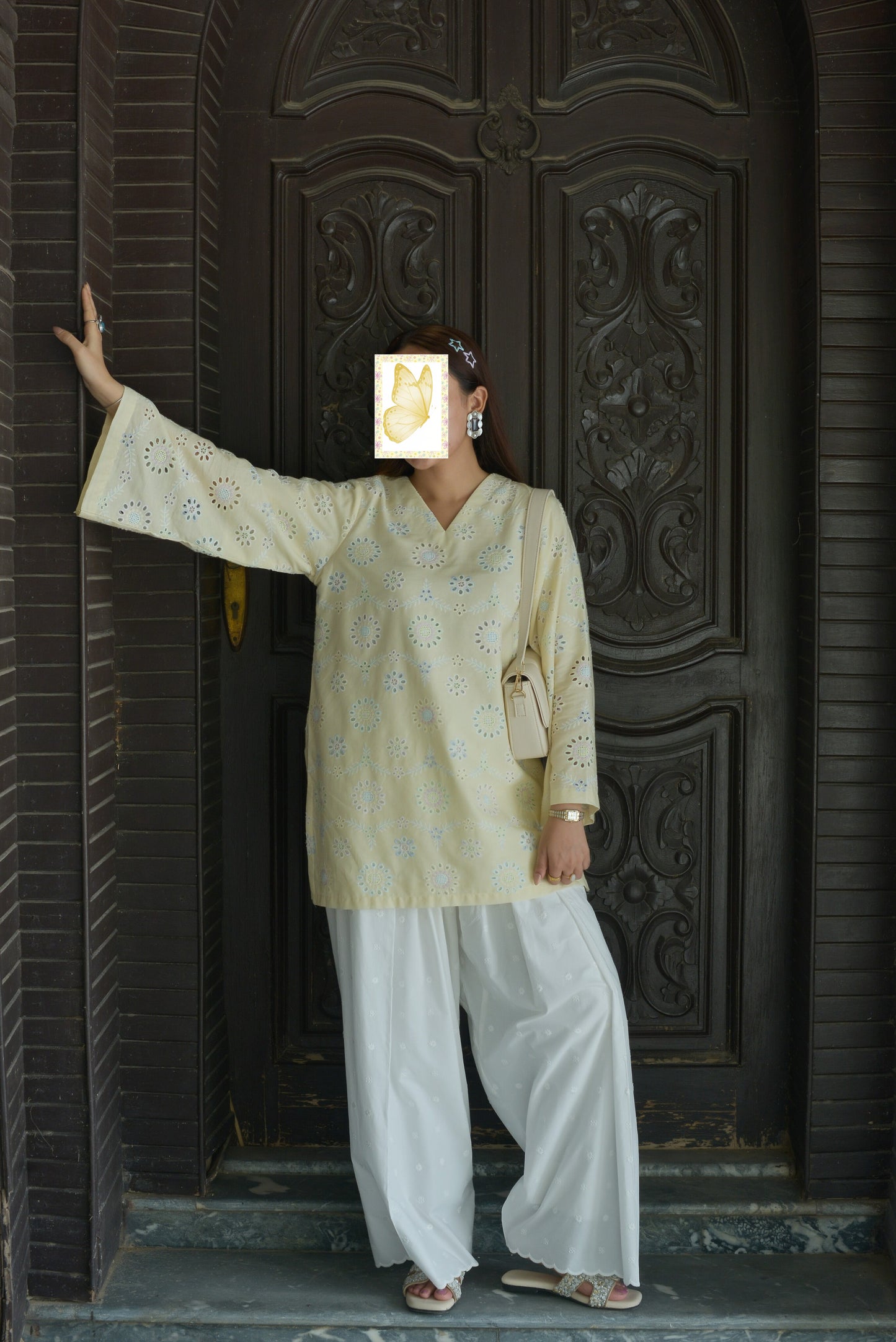 BUTTER YELLOW - 2PC CHICKENKARI SET