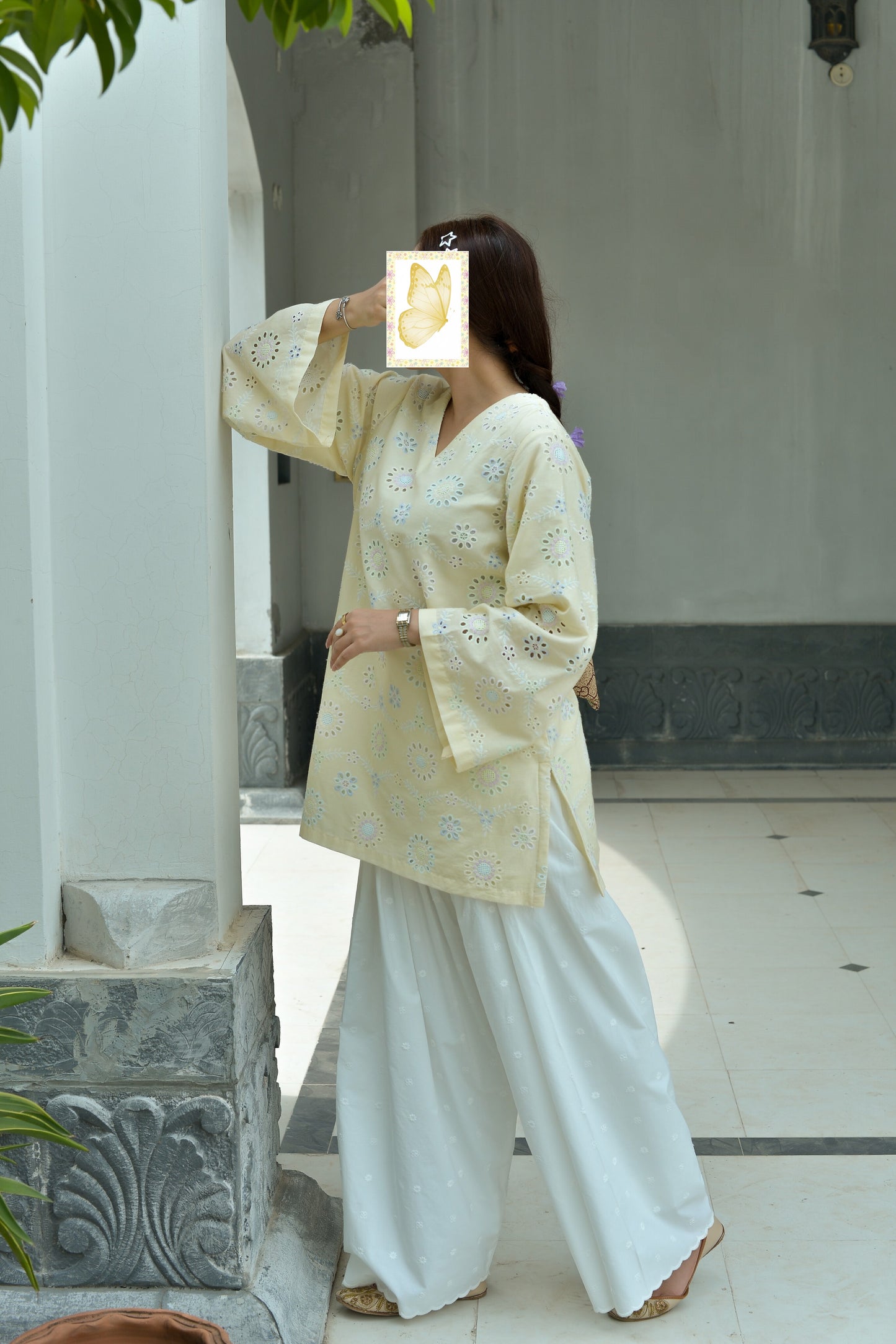 BUTTER YELLOW - 2PC CHICKENKARI SET