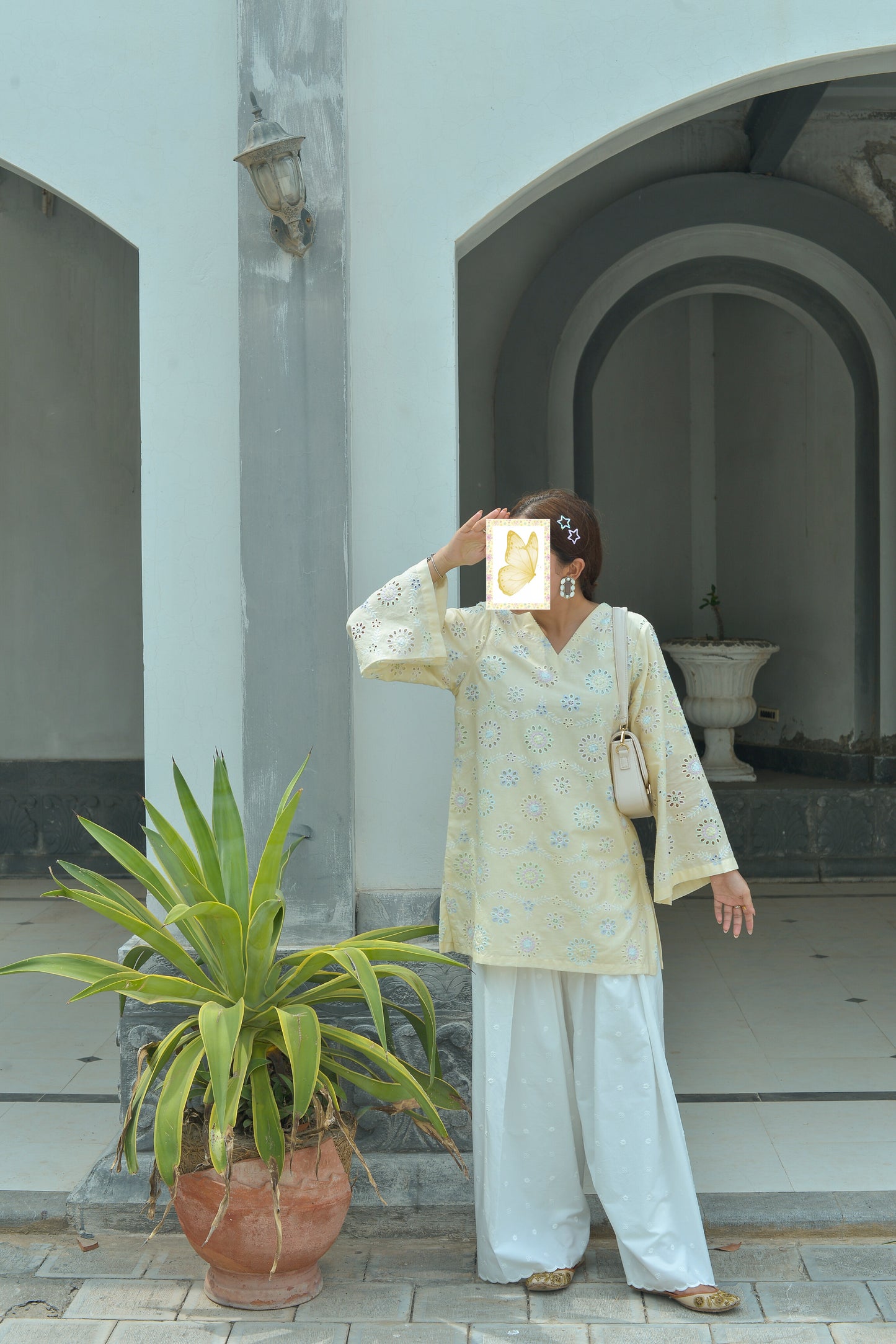 BUTTER YELLOW - 2PC CHICKENKARI SET