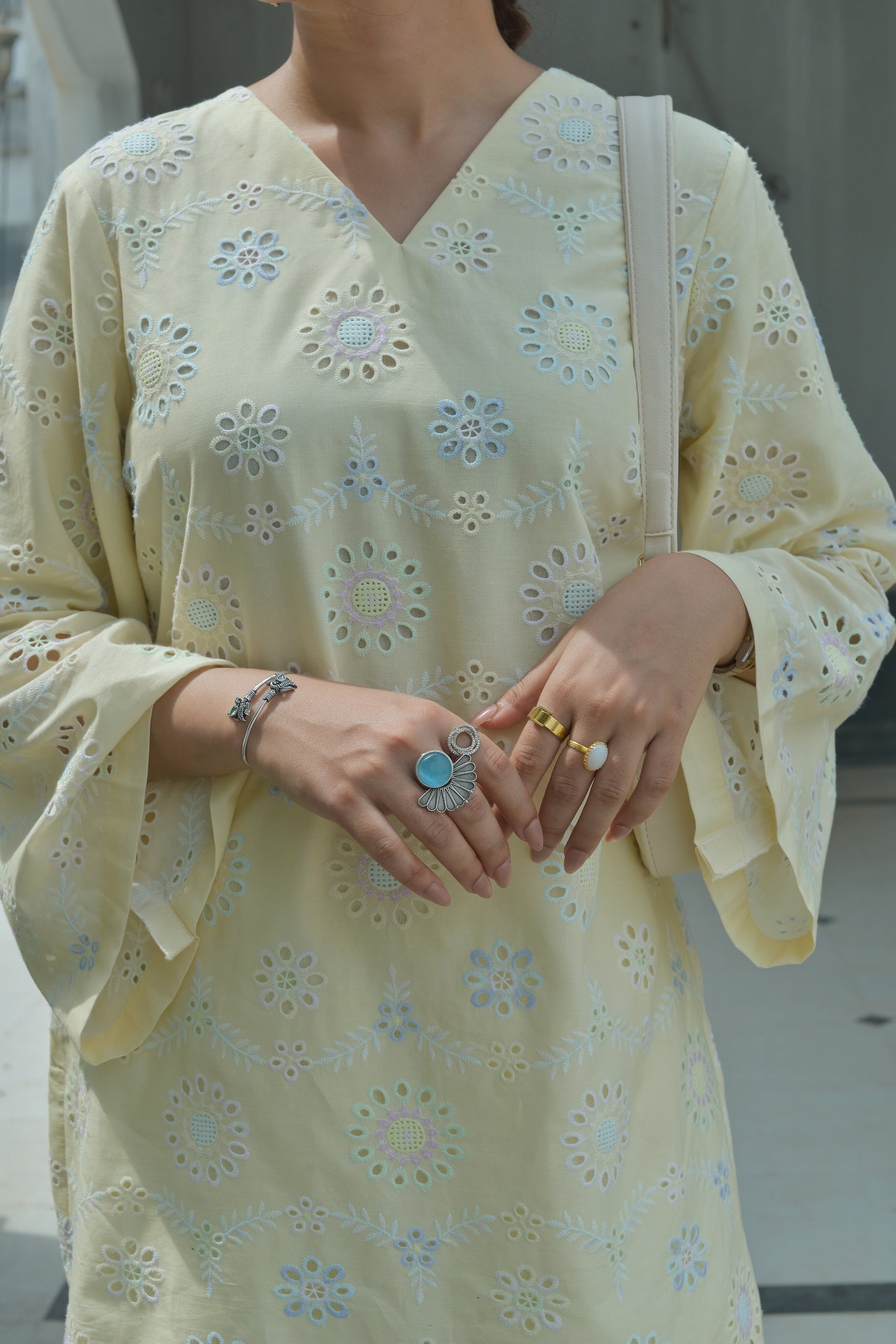 BUTTER YELLOW - 2PC CHICKENKARI SET