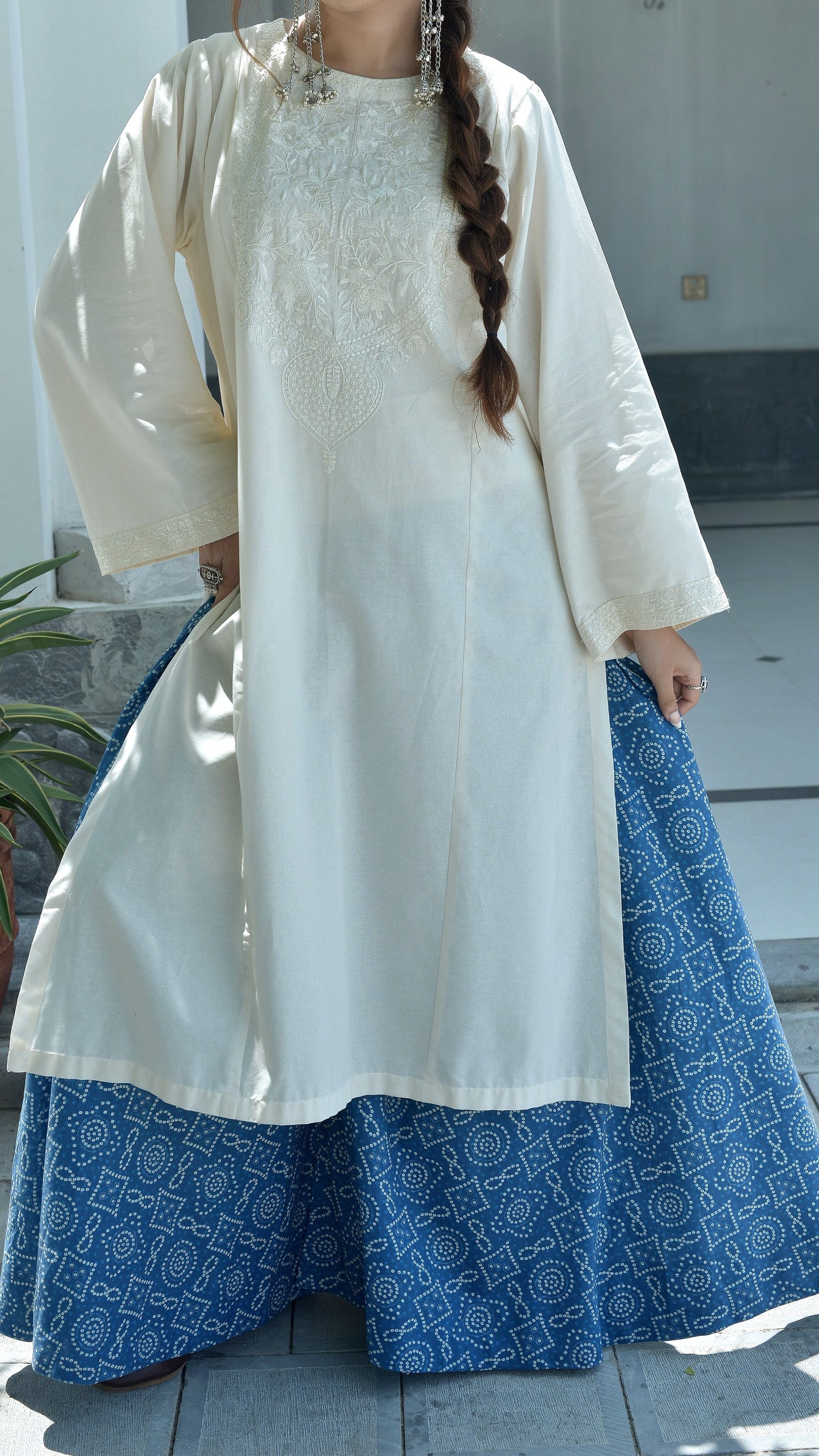 SAFAID EMBROIDERED KURTA