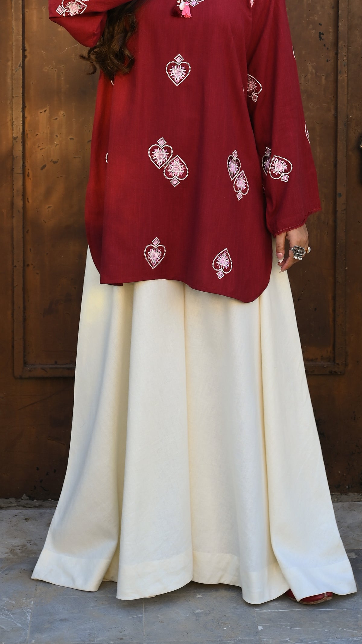 FLARED GARARA PANTS