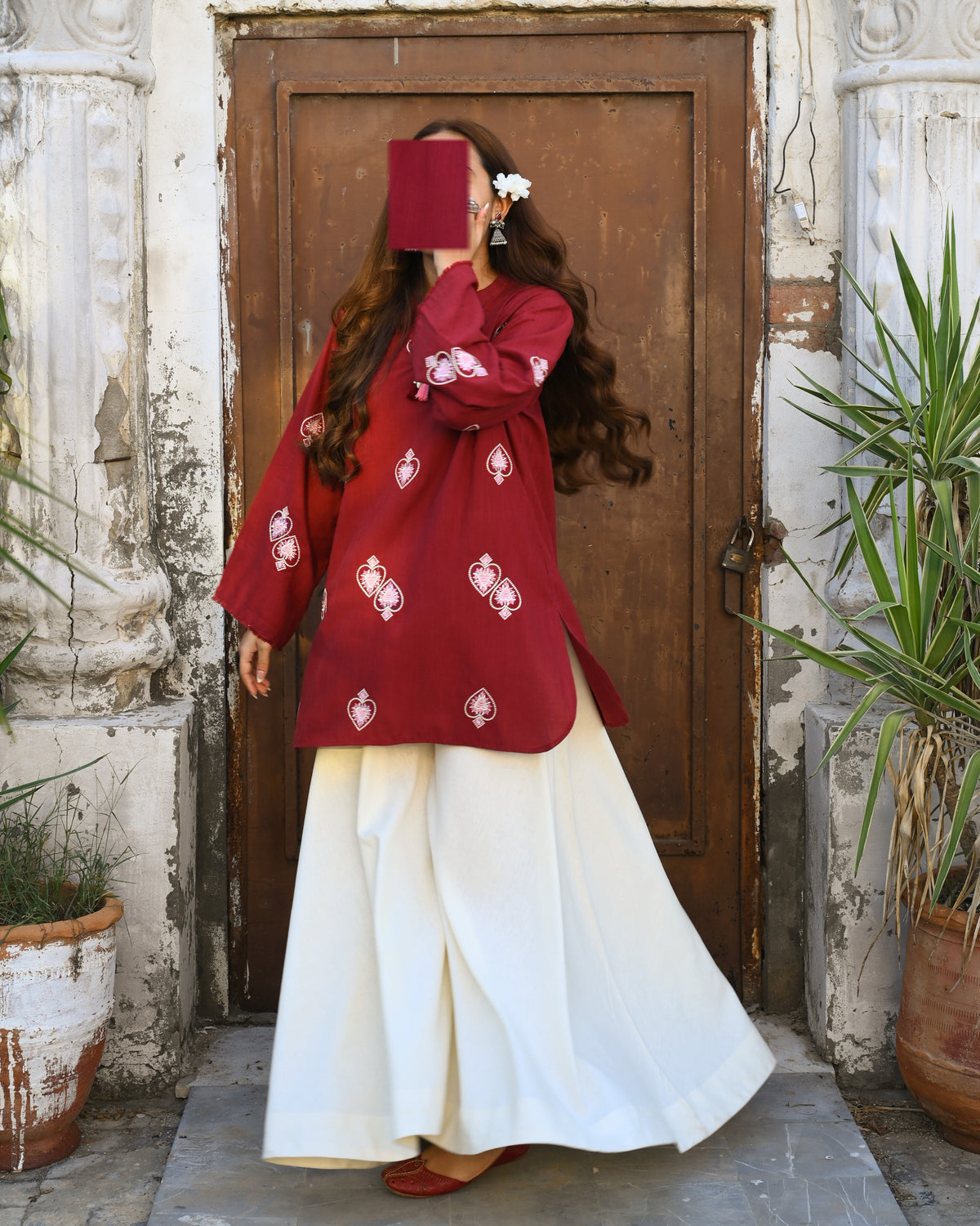 FLARED GARARA PANTS